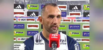 Hernán Barcos dejó fuerte respuesta sobre el arbitraje de Augusto Menéndez tras duro empate con Sporting Cristal: "Luego nos multan" Hernán Barcos dejó fuerte respuesta sobre el arbitraje de Augusto Menéndez tras duro empate con Sporting Cristal: "Luego nos multan"