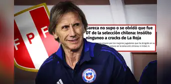 Prensa chilena arremete contra Ricardo Gareca por olvidar a sus estrellas y elegir 3 peruanos: "Insólito ninguneo" Prensa chilena arremete contra Ricardo Gareca por olvidar a sus estrellas y elegir 3 peruanos: "Insólito ninguneo"