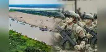 Ejército del Perú llega a Isla Santa Rosa para colocar banderas peruanas en medio de tensión limítrofe con Colombia Ejército del Perú llega a Isla Santa Rosa para colocar banderas peruanas en medio de tensión limítrofe con Colombia
