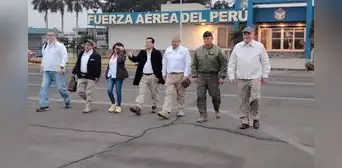 Eduardo Arana y ministros llegan a isla Santa Rosa en medio del anuncio que realizará Gustavo Petro desde Leticia