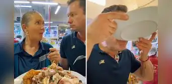 Actor peruano que triunfa en México regresa a Lima y queda fascinado al probar ceviche en un mercado: “¡Esto es otra cosa!”
