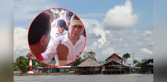 Peruano en Santa Rosa encara a ministro Arana porque La Marina "les quita" productos de Brasil y Colombia: "¿Dónde vas a comprar?"