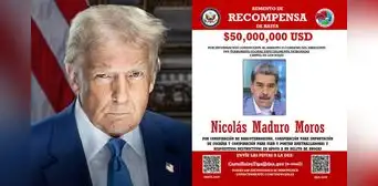 Gobierno de Trump duplica recompensa para arresto de Nicolás Maduro: "Es una amenaza para la seguridad nacional" Gobierno de Trump duplica recompensa para arresto de Nicolás Maduro: "Es una amenaza para la seguridad nacional"