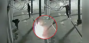 La Victoria: cámaras captan a presuntos extorsionadores en intento de incendiar almacén de telas cerca a Gamarra
