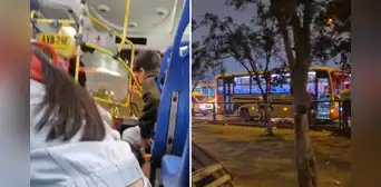 Pasajera graba ataque contra bus "Tigrillo" en el que asesinaron al cobrador en SMP Pasajera graba ataque contra bus "Tigrillo" en el que asesinaron al cobrador en SMP