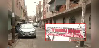 "Si te agarramos... te vamos a linchar": vecinos de SJL colocan carteles con advertencias a delincuentes ante frecuentes asaltos