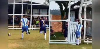 Jugador pierde pelota dividida con rival, le cierra la puerta y le pone seguro para que no regrese al campo: video es la sensación en redes Jugador pierde pelota dividida con rival, le cierra la puerta y le pone seguro para que no regrese al campo: video es la sensación en redes