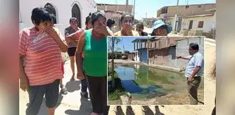Piura: vecinos viven entre aguas servidas por deficiencias de millonaria obra del Ministerio de Vivienda Piura: vecinos viven entre aguas servidas por deficiencias de millonaria obra del Ministerio de Vivienda