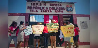 Así luce por dentro el colegio República del Perú, la única institución de la Isla Santa Rosa que recibe alumnos de Brasil y Colombia Así luce por dentro el colegio República del Perú, la única institución de la Isla Santa Rosa que recibe alumnos de Brasil y Colombia