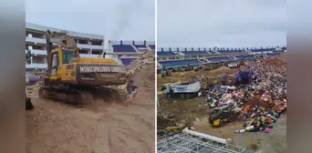 Estadio San Genaro de Chorrillos es convertido en botadero de basura: vecinos denuncian el abandono de obra de más de S/25 millones Estadio San Genaro de Chorrillos es convertido en botadero de basura: vecinos denuncian el abandono de obra de más de S/25 millones