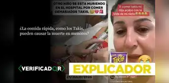 ¿La comida rápida, como los Takis, pueden causar la muerte en menores?