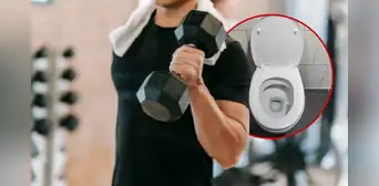 Las pesas del gimnasio contienen hasta 362 veces más bacterias que un asiento de inodoro, según estudio Las pesas del gimnasio contienen hasta 362 veces más bacterias que un asiento de inodoro, según estudio
