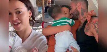 Angie Arizaga y Jota Benz sorprenden al dejar el Perú con su bebé por conmovedora razón: "Parece un sueño"