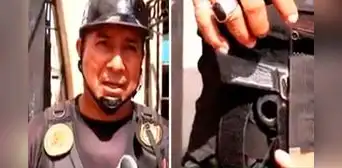 Sereno en Maynas hace broma a reportero por uso de arma de fuego: “Tiene municiones naturales” Sereno en Maynas hace broma a reportero por uso de arma de fuego: “Tiene municiones naturales”