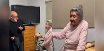 Madre de 94 años regaña a su hijo y conmueve a las redes sociales: "¿Por qué te tardaste?" Madre de 94 años regaña a su hijo y conmueve a las redes sociales: "¿Por qué te tardaste?"