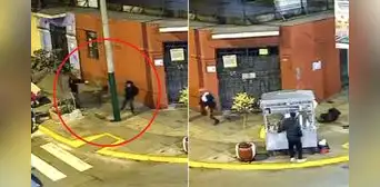 Cámaras de seguridad graban ataque a balazos contra joven cerca a puesto de emoliente en Lince