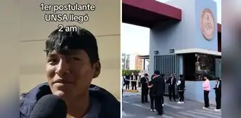 Postulante de la UNSA 'madrugó' para rendir su examen de admisión: "Llegué 2 de la mañana"
