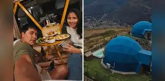 Waldir Maqque y Lizeth Atoccsa celebran 1 año de relación en lujoso hotel de Cusco: “Una experiencia muy bonita”