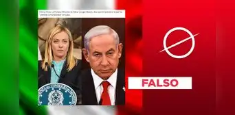 Giorgia Meloni, premier de Italia, no dijo que Israel "perdió la humanidad" en Gaza Giorgia Meloni, premier de Italia, no dijo que Israel "perdió la humanidad" en Gaza