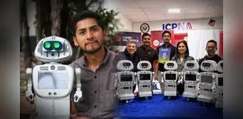 Profesor de Huancavelica crea robot educativo de idioma inglés y embajada de EE.UU. promueve su uso en colegios quechuahablantes Profesor de Huancavelica crea robot educativo de idioma inglés y embajada de EE.UU. promueve su uso en colegios quechuahablantes