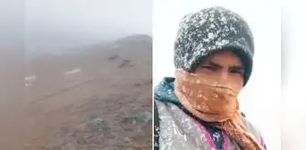 Censista acude a viviendas en Carabaya y es sorprendido por intensa nevada: “Nada nos para” Censista acude a viviendas en Carabaya y es sorprendido por intensa nevada: “Nada nos para”