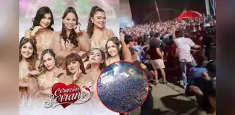 Caos en concierto de Corazón Serrano en Tarapoto deja heridos tras aglomeración en el ingreso del público al local