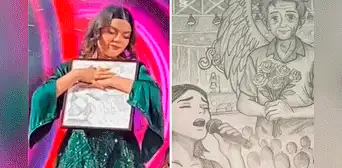 Regalan a Briela Cirilo de Corazón Serrano un dibujo de su difunto abuelito y redes se conmueven: "Su ángel guardián" Regalan a Briela Cirilo de Corazón Serrano un dibujo de su difunto abuelito y redes se conmueven: "Su ángel guardián"