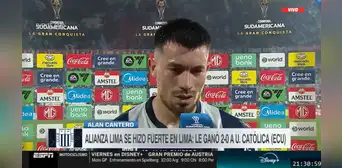 Alan Cantero deja emotivo mensaje tras darle el triunfo a Alianza Lima ante U. Católica por Copa Sudamericana: "Venía sufriendo con lesiones" Alan Cantero deja emotivo mensaje tras darle el triunfo a Alianza Lima ante U. Católica por Copa Sudamericana: "Venía sufriendo con lesiones"