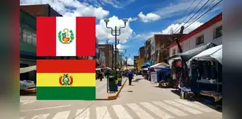 En este pueblo fronterizo del Perú acuden muchos bolivianos a cambiar dólares y conseguir alimentos: está cerca al Lago Titicaca En este pueblo fronterizo del Perú acuden muchos bolivianos a cambiar dólares y conseguir alimentos: está cerca al Lago Titicaca