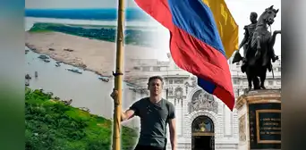 Santa Rosa: Congreso declara persona non grata a precandidato colombiano que colocó bandera en la Isla Chinería