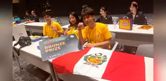 Escolares tacneños ganan medalla de bronce en competencia internacional en Corea