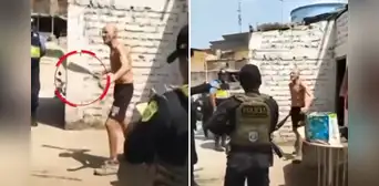 Adulto mayor acusado de golpear a su esposa se enfrenta con machete a policías en intervención en Chimbote Adulto mayor acusado de golpear a su esposa se enfrenta con machete a policías en intervención en Chimbote