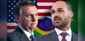 Hijo de Jair Bolsonaro amenaza a la justicia brasileña: advierte más sanciones de EE. UU. si continúa el juicio contra su padre