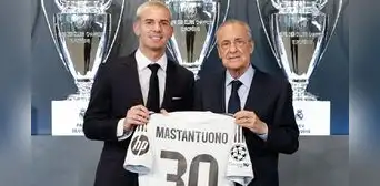 Argentino Franco Mastantuono es presentado como nuevo jugador del Real Madrid