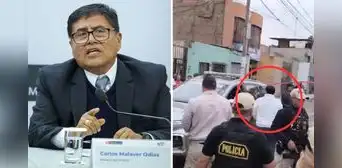 Ciudadanos abuchean a Ministro del Interior en Trujillo: "Corrupto, igual que Acuña"