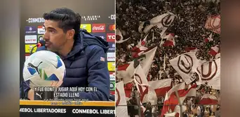 Abel Ferreira, DT de Palmeiras, elogió a la hinchada de Universitario por su constante apoyo durante todo el partido: ''Fue bonito jugar aquí'' Abel Ferreira, DT de Palmeiras, elogió a la hinchada de Universitario por su constante apoyo durante todo el partido: ''Fue bonito jugar aquí''