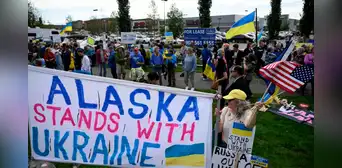 Protestas en Alaska por cumbre entre Putin y Trump: presidente ruso es calificado como “criminal de guerra” Protestas en Alaska por cumbre entre Putin y Trump: presidente ruso es calificado como “criminal de guerra”