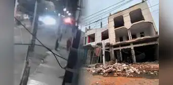 Cámaras de seguridad captan preciso momento de la gran explosión en Trujillo que dejó 20 casas afectadas Cámaras de seguridad captan preciso momento de la gran explosión en Trujillo que dejó 20 casas afectadas