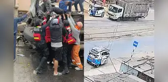 Cámaras de seguridad captan instantes previos a la tragedia en Pasamayito: conductor perdió el control del camión