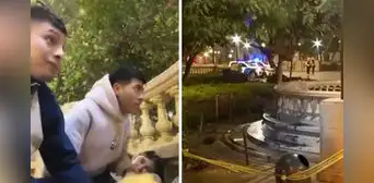 Jóvenes captan momento exacto de la balacera donde asesinaron a venezolano en Plaza San Martín frente a su hija Jóvenes captan momento exacto de la balacera donde asesinaron a venezolano en Plaza San Martín frente a su hija