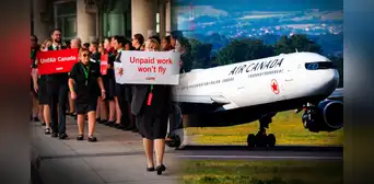 Sindicato de auxiliares de vuelo de Air Canada se declara oficialmente en huelga Sindicato de auxiliares de vuelo de Air Canada se declara oficialmente en huelga