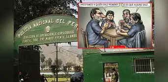 La mesa de los encarcelados: Carlincatura retrata cómo las exautoridades del Perú fueron a parar al penal de Barbadillo La mesa de los encarcelados: Carlincatura retrata cómo las exautoridades del Perú fueron a parar al penal de Barbadillo