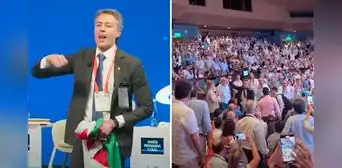 Precandidato colombiano que plantó su bandera en isla Santa Rosa es abucheado en evento en Cartagena: "¡Ladrón!"