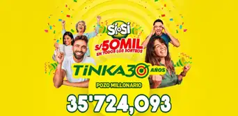 Resultados de La Tinka de este domingo 17 de agosto: revisa el pozo millonario, los últimos números ganadores y todos los premios