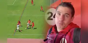 Aldo Corzo indignado por polémico fuera de juego en el segundo gol de Universitario: "La raya atraviesa al jugador" Aldo Corzo indignado por polémico fuera de juego en el segundo gol de Universitario: "La raya atraviesa al jugador"
