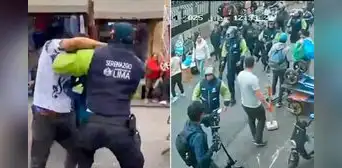Fiscalizadores golpean y dejan sin dientes a un ambulante durante intervención en Mesa Redonda, Cercado de Lima
