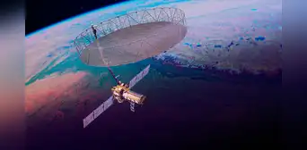 El reflector antena del satélite de la NASA fue desplegada en el espacio y está listo para observar los cambios de la Tierra El reflector antena del satélite de la NASA fue desplegada en el espacio y está listo para observar los cambios de la Tierra