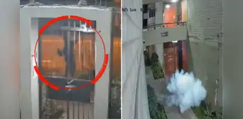 Cercado de Lima: sujetos en moto lanzan explosivo en condominio frente a la PUCP Cercado de Lima: sujetos en moto lanzan explosivo en condominio frente a la PUCP