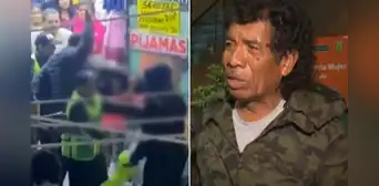 Fiscalizadores atacan a puños y patadas a conocidos cómicos ambulantes durante show en Gamarra Fiscalizadores atacan a puños y patadas a conocidos cómicos ambulantes durante show en Gamarra