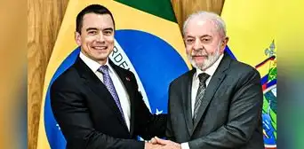 Lula da Silva y Daniel Noboa impulsan el comercio bilateral en medio de tenciones con Estados Unidos